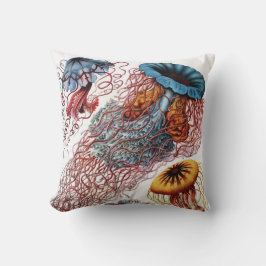 Cojín Decorativo Medusas de Ernst Haeckel