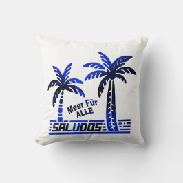 Cojín Decorativo Meer Für ALLE - Palmendekor