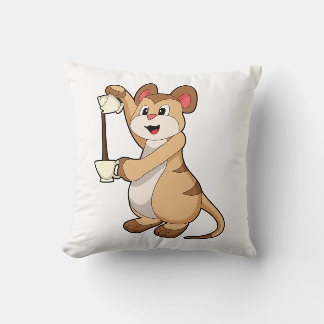 Cojín Decorativo Meerkat con café y café.PNG (Anverso)