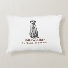 Cojín Decorativo meerkat lindo