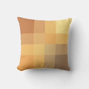 Cojín Decorativo Mega plaid de mediados del siglo - Neutrales de la