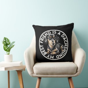 Cojín Decorativo Mejor Amigo Dachshund