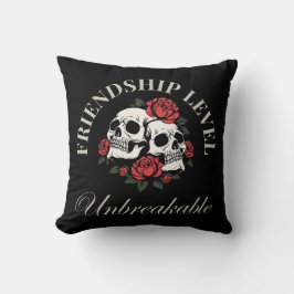 Cojín Decorativo Mejor amigo, Nivel de amistad: Inquebrantable, ami