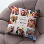 Cojín Decorativo MEJOR AMIGOS Collage de fotos de Instagram de Moda<br><div class="desc">Personalizado Besties Photo pillow mostrando sus propios nombres personalizados en un collage de fotos con Insta amigable. Un regalo perfecto para un regalo de graduación de keepsake o una dulce sorpresa de cumpleaños para tu mejor amigo para siempre.</div>