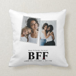 Cojín Decorativo Mejor Amigos para siempre BFF Bestie Photo Pillow