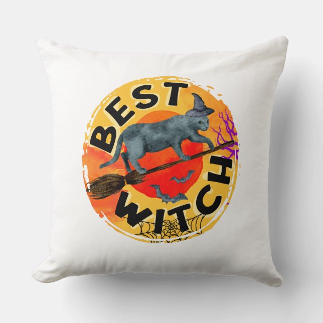Cojín Decorativo Mejor Bruja (Anverso)