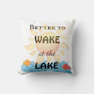 Cojín Decorativo Mejor despertar en el lago