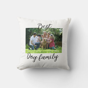 Cojín Decorativo Mejor familia de perros mamá papá mascota amigo an