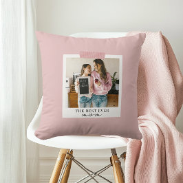 Cojín Decorativo Mejor foto de mamá personalizada