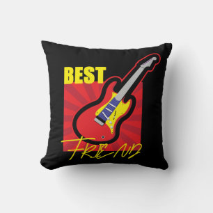 Cojín Decorativo Mejor Guitarra Amigo