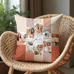 Cojín Decorativo Mejor Hermana Sister Script Collage de fotos del c<br><div class="desc">Dale a tu hermana un regalo que ella atesorará para siempre con nuestra mejor hermana, un collage de fotos de corazón de guion hermana. Esta memorable almohada cuenta con un diseño de collage de 8 fotos, que le permite mostrar juntos sus recuerdos favoritos. El elegante guión "Hermana" y el diseño...</div>