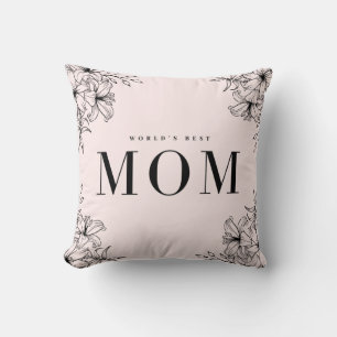 Cojín Decorativo Mejor madre del mundo