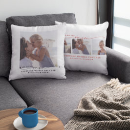 Cojín Decorativo Mejor madre | Foto Mínima Moderna Escrita A Mano