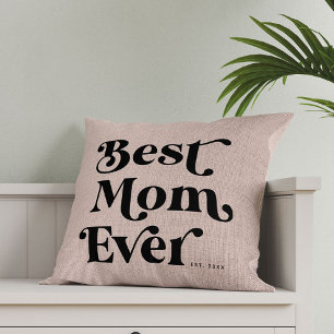 Cojín Decorativo Mejor Madre Que Nunca La Moderna Tipografía Rosa R