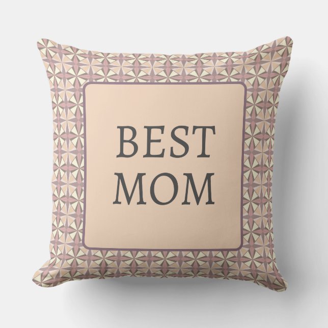 Cojín Decorativo Mejor Mamá (Anverso)