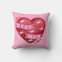 Mejor Mamá Corazón Rojo Brillante 3D Gif Día de la
