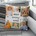 Cojín Decorativo Mejor mamá de todos los tiempos - Collage de fotos<br><div class="desc">Celebra a tu mamá con el Cojín decorativo de Collage de fotos del Día de la Madre "Mejor Mami de la Historia". Esta almohada personalizada incluye un bonito collage de preciadas fotos, que capta momentos y recuerdos especiales. El sincero mensaje "Mejor Mami de la Historia" agrega un toque amoroso. Está...</div>