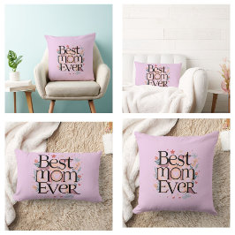 Cojín Decorativo Mejor Mamá del Mundo