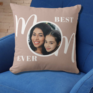 Cojín Decorativo Mejor Mamá del Mundo Foto 
