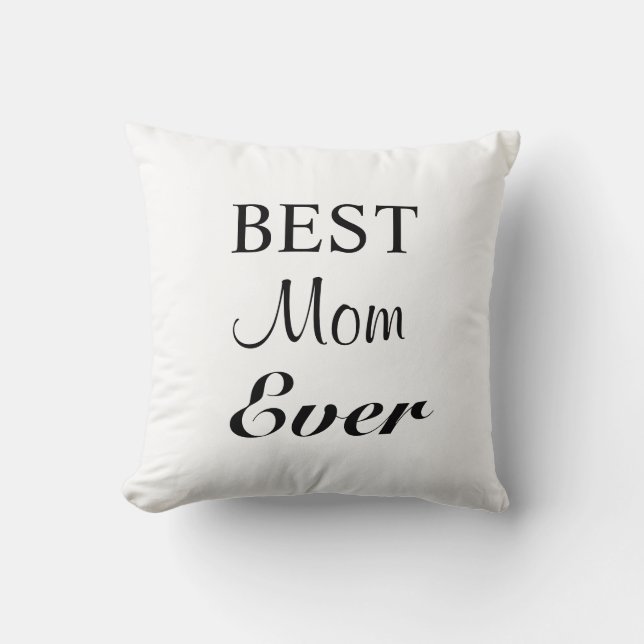Cojín Decorativo Mejor Mamá Del Pillow (Anverso)