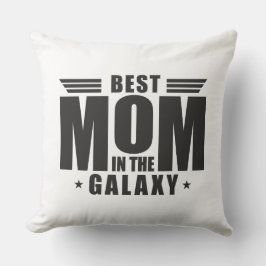 Cojín Decorativo Mejor Mamá en Galaxy - Día de la Madre, Cumpleaños