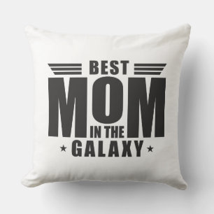 Cojín Decorativo Mejor Mamá en Galaxy - Día de la Madre, Cumpleaños