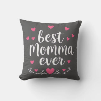 Cojín Decorativo mejor mamá gris