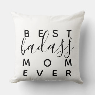 Cojín Decorativo Mejor Mamá Malota de Todos los Tiempos Decoración