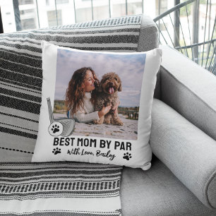 Cojín Decorativo Mejor Mamá Por Par Foto Golf 