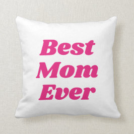 Cojín Decorativo Mejor Mamá Rosa Nunca