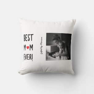 Cojín Decorativo Mejor Mamá Siempre Nombre Personalizable
