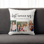 Cojín Decorativo Mejor Nonna de la Historia - Collage de fotos de l<br><div class="desc">Celebra tu Nonna con el Cojín decorativo de Collage de fotos de los mejores nietos de la vida de Nonna. Este keepsake personalizado muestra un collage de preciosas fotos, que capta momentos especiales con sus nietos. Está decorado con materiales de alta calidad y aporta un toque elegante y sentimental a...</div>