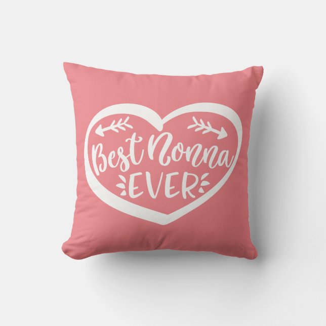 Cojín Decorativo Mejor Nonna Nunca (Anverso)