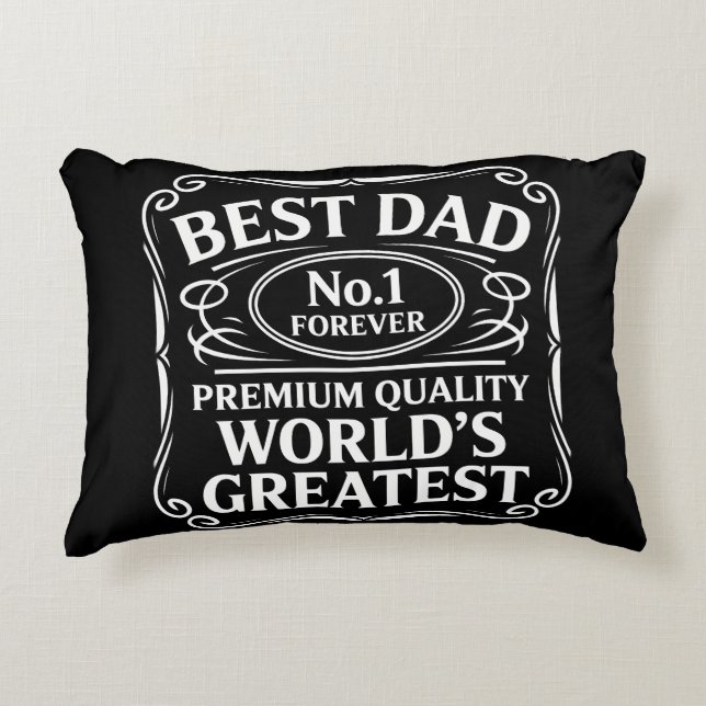 Cojín Decorativo Mejor Papá (Anverso)