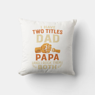 Cojín Decorativo Mejor Papá de siempre - Diseño del Día del Padre V