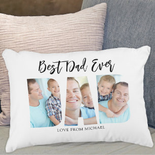 Cojín Decorativo Mejor Papá del Mundo Foto