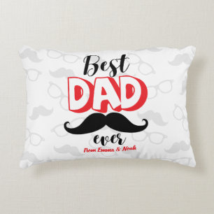Cojín Decorativo Mejor Papá del Mundo Regalo Personalizado para el