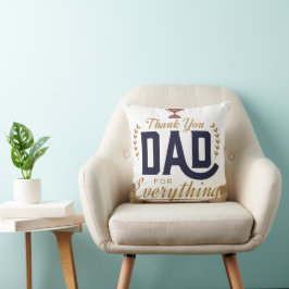 Cojín Decorativo Mejor Papá – Diseño de Agradecimiento