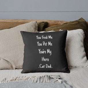 Cojín Decorativo Mejor Papá Gato Personalizado Regalo Divertido Car
