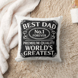 Cojín Decorativo Mejor Papá Nunca