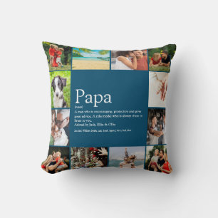 Cojín Decorativo Mejor Papá, Papi, Padre Definición 12 Foto