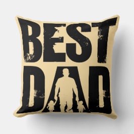 Cojín Decorativo Mejor Papá para Feliz Día de Papá