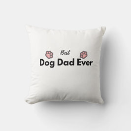 Cojín Decorativo Mejor Papá Perro del Mundo