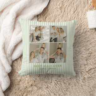Cojín Decorativo Mejor Papá Personalizado Foto Personalizado