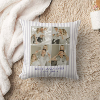 Cojín Decorativo Mejor Papá Personalizado Foto | Personalizado