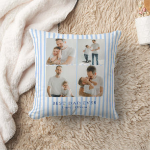 Cojín Decorativo Mejor Papá Personalizado Foto Personalizado