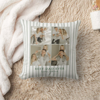 Cojín Decorativo Mejor Papá Personalizado Foto | Personalizado