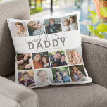 Cojín Decorativo Mejor Papi del Mundo | COLLAGE DE FOTOS<br><div class="desc">¿Estás buscando el regalo perfecto del Día del Padre? No hay más que buscar esta almohada de collage de 12 fotos. Muestra tu amor y aprecio por los Padres especiales, Papas, Papas, papás y padres extra en tu vida. Personalizar la almohada con una plantilla que dice "Mejor Papi del Mundo"...</div>