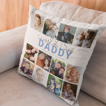Cojín Decorativo Mejor Papi del Mundo | COLLAGE DE FOTOS<br><div class="desc">¿Estás buscando el regalo perfecto del Día del Padre? No hay más que buscar esta almohada de collage de 12 fotos. Muestra tu amor y aprecio por los Padres especiales, Papas, Papas, papás y padres extra en tu vida. Personalizar la almohada con una plantilla que dice "Mejor Papi del Mundo"...</div>