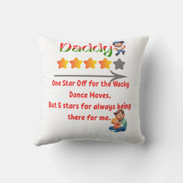 Cojín Decorativo Mejor papi - Gracioso regalo del Día del Padre